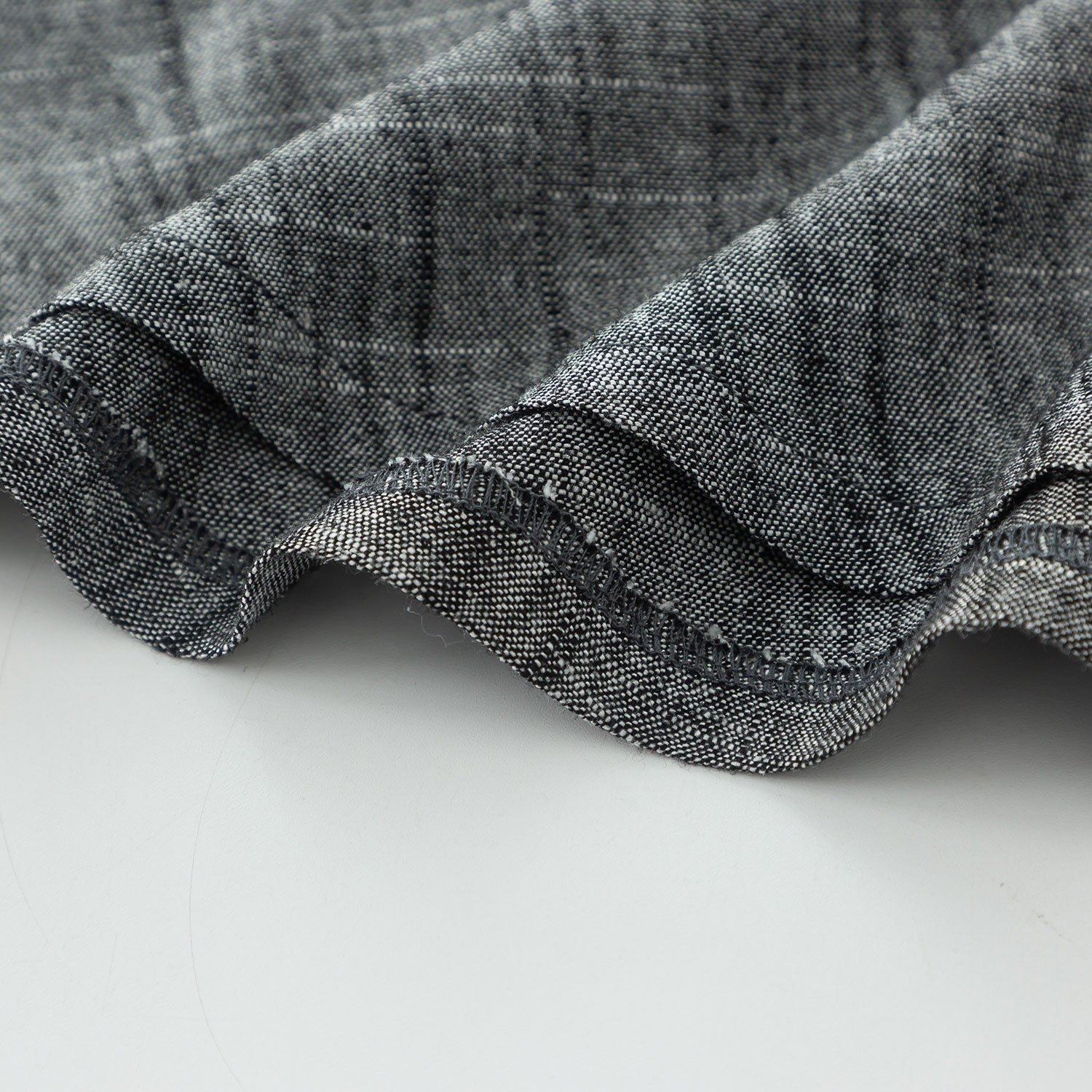 Gray Fit and Flare Linen Dress – Summer Elegance with Pockets